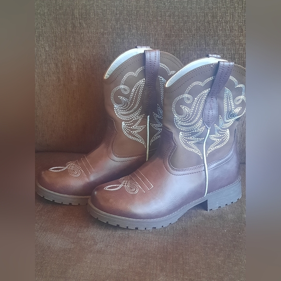 SheSole Women's Cowgirl Mid Boots Sz 37 - Picture 3 of 6